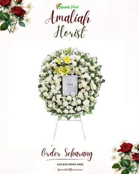 Krans Bunga Duka Sikambang